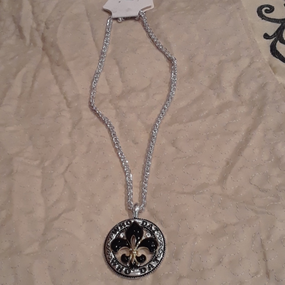 "Who Dat" Nation New Orleans Necklace